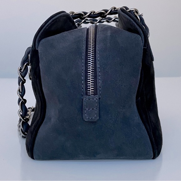 Chanel 2-Toned Suede Bowler - RARE VINTAGE - Picture 4 of 11